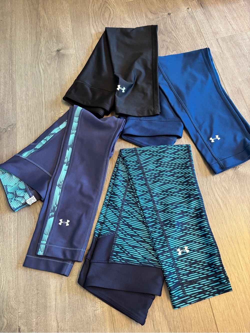 Under Armour 4 pair of  Athletic Leggings Set